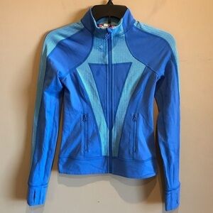 Ivivva Luluemon Girl's Blue Athletic Jacket 10